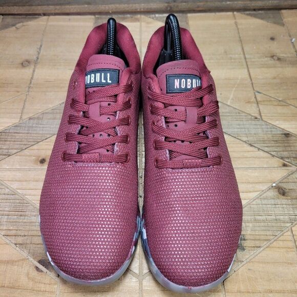 🔥 NoBull Low Superfabric Trainer Cabernet Red Mens Size 7.5 / Womens Size 9 - Picture 3 of 11